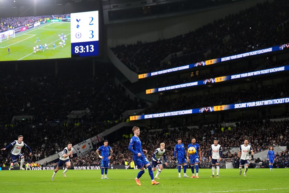 Cole Palmer scores with a Panenka from the penalty spot (John Walton/PA).