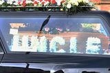 thumbnail: The funeral of loyalist John Boreland who was shot dead outside his North Belfast. Pic Pacemaker
