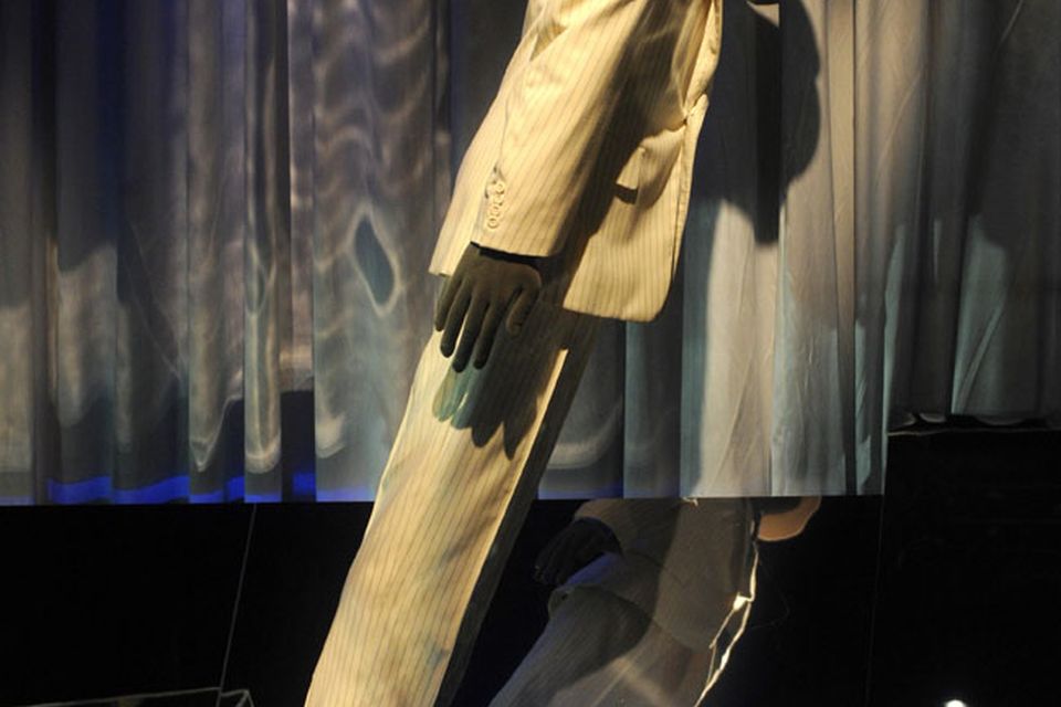 Bling of pop: Michael Jackson's wardrobe on show in London