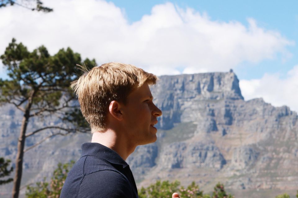 The Prince of Wales and Robert Irwin discussed their favourite African animals, with the cheetah and the chameleon coming out on top (Ian Vogler/Daily Mirror/PA)