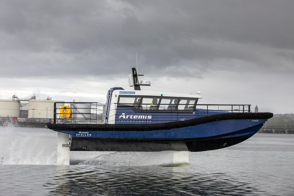 Artemis Technologies: NI company brings 'flying' electrical boats