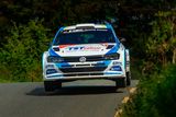thumbnail: Callum Devine in action during his victorious International Rally of the Lakes push
