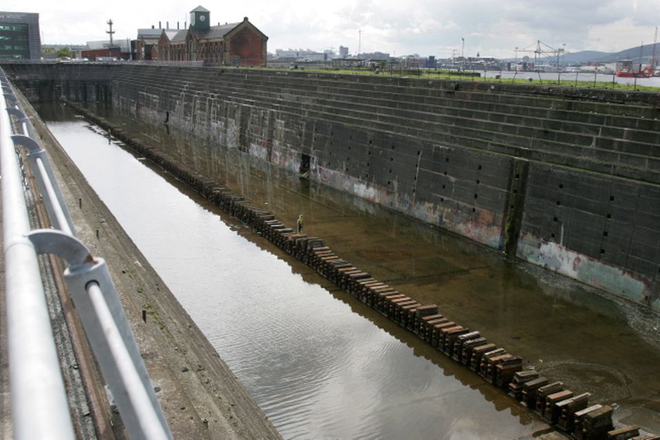 Colin Cobb's Titanic Walking Tours. The Thompson graving dock and pump house