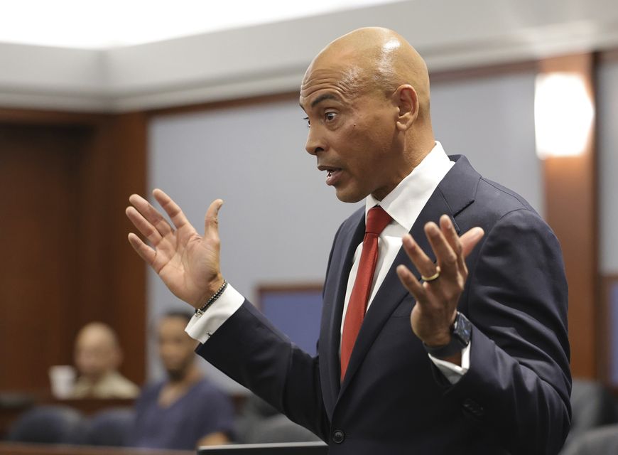 Duane Davis’ attorney Carl EG Arnold (Ethan Miller/Pool Photo via AP)