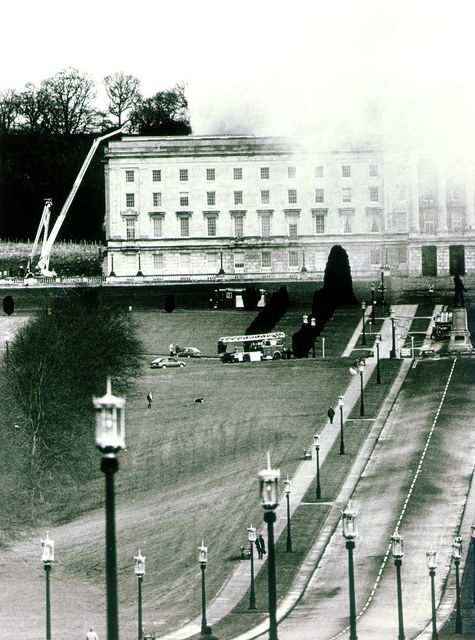 The fire at Stormont