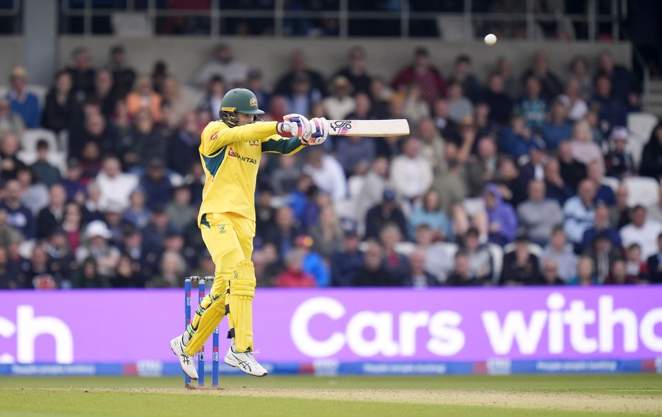 Alex Carey’s innings was crucial for Australia (Danny Lawson/PA)