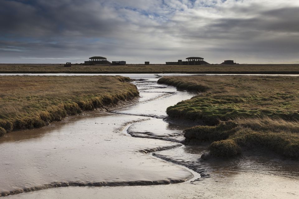 Orford Ness on the Suffolk coast was used as a military test site during both world wars and into the nuclear age (Justin Minns/National Trust/PA)