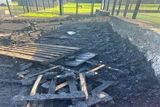 thumbnail: PSNI probe arson attack at Muckamore 3G pitch in Co Antrim