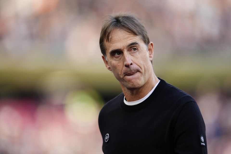 Julen Lopetegui was sacked on Wednesday (Nick Potts/PA)