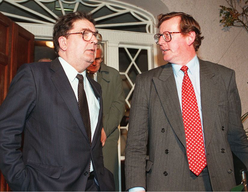 John Hume and David Trimble (Brian Thompson/PA)