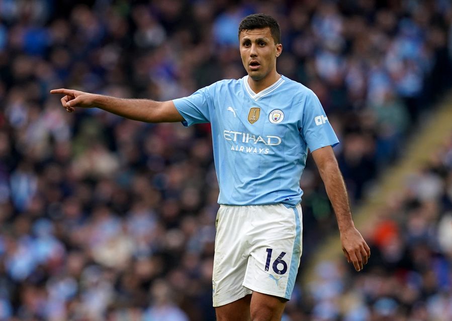 Current form and injury to midfielder Rodri could prompt City to buy in January (Martin Rickett/PA)