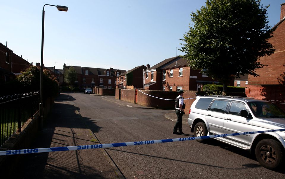 The Short Strand area in Belfast where Kevin McGuigan was shot dead in 2015 (PA)