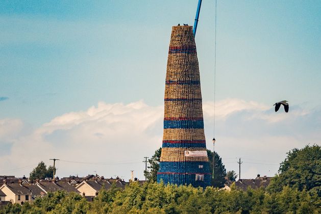 Craigyhill bonfire builders celebrate after claiming ‘new world record’