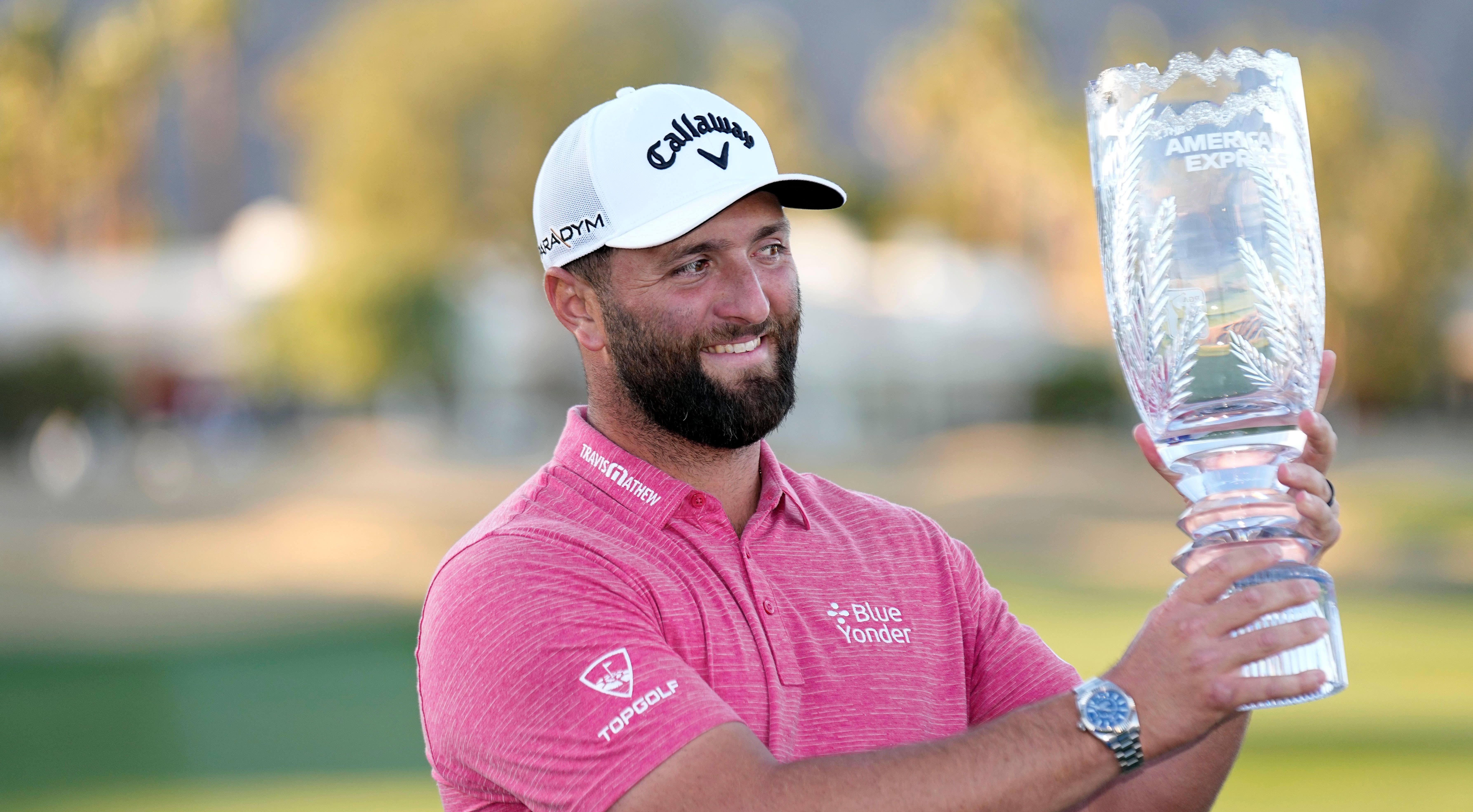 Jon Rahm outlasts rookie Davis Thompson to win American Express by one  stroke 