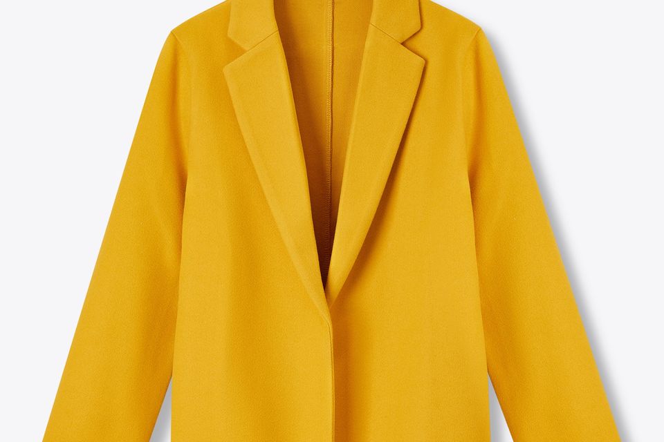 Yellow sale coat tesco