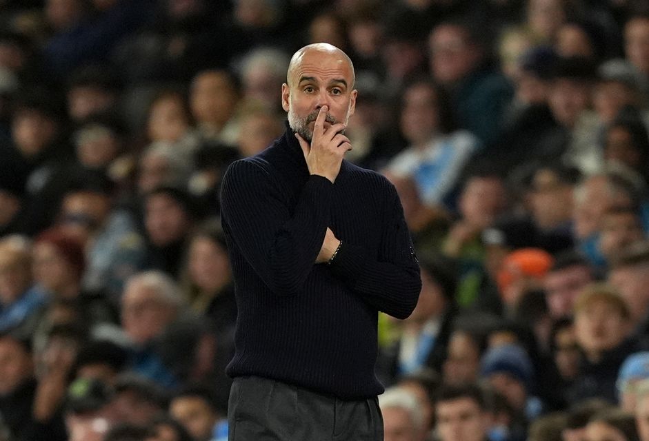 Guardiola expects his team to fight back (Martin Rickett/PA)