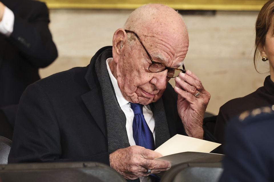 Rupert Murdoch arrives (Chip Somodevilla/Pool Photo via AP)