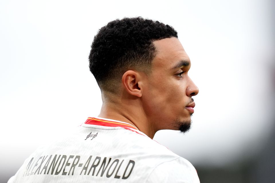 Trent Alexander-Arnold could miss Thursday’s Carabao Cup semi-final second leg after going off injured in the second half (John Walton/PA)