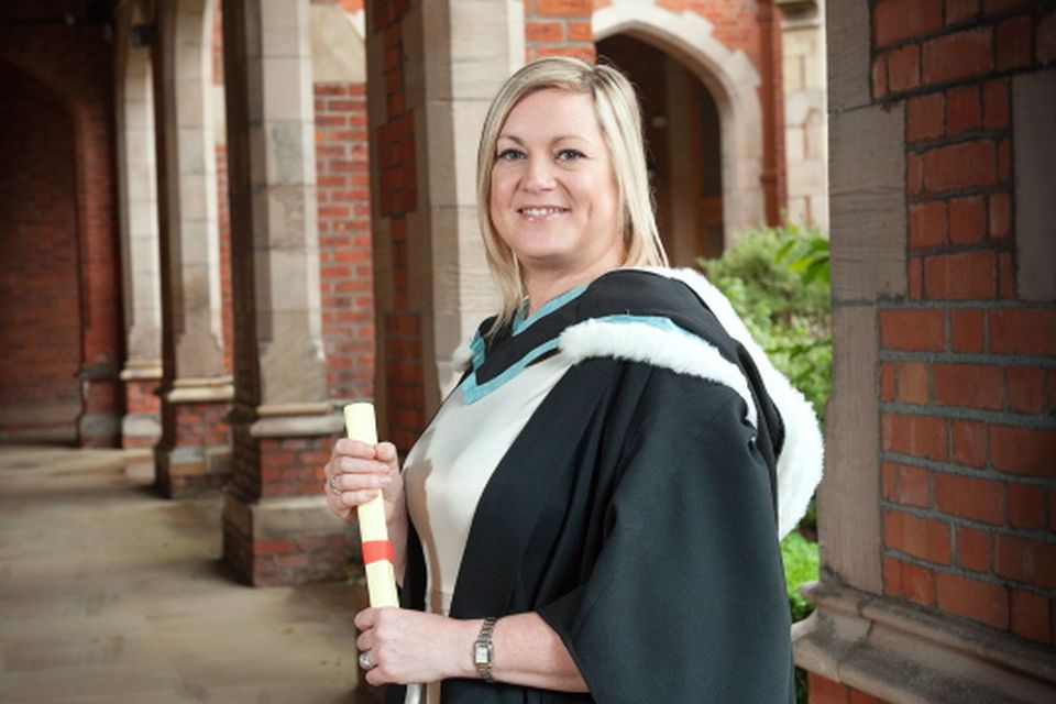 Carole Maslowski from Dunmurry has graduated from Queen's with a BA in Management and Business. Carole works in the University's Environmental Planning Office.