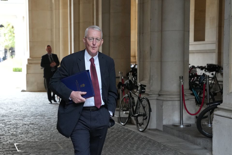 Secretary of State for Northern Ireland Hilary Benn (Jeff Moore/PA)