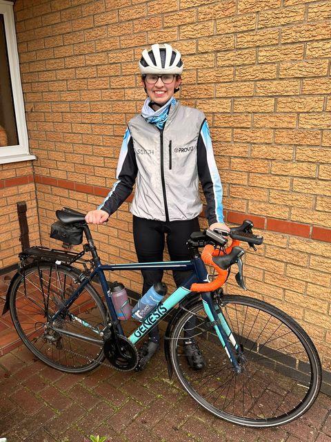 Rebecca Laurel has cycled for more than 12 years and has taken part in various regional races in off-road and mountain bike competitions (Rebecca Laurel/ PA)