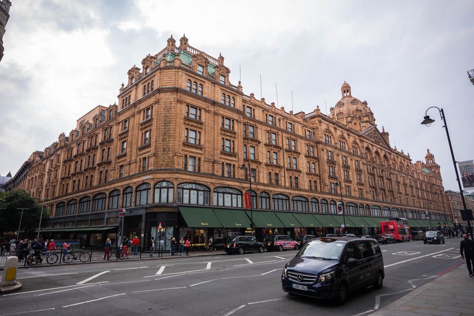 The Harrods department store in Knightsbridge, central London (James Manning/PA)