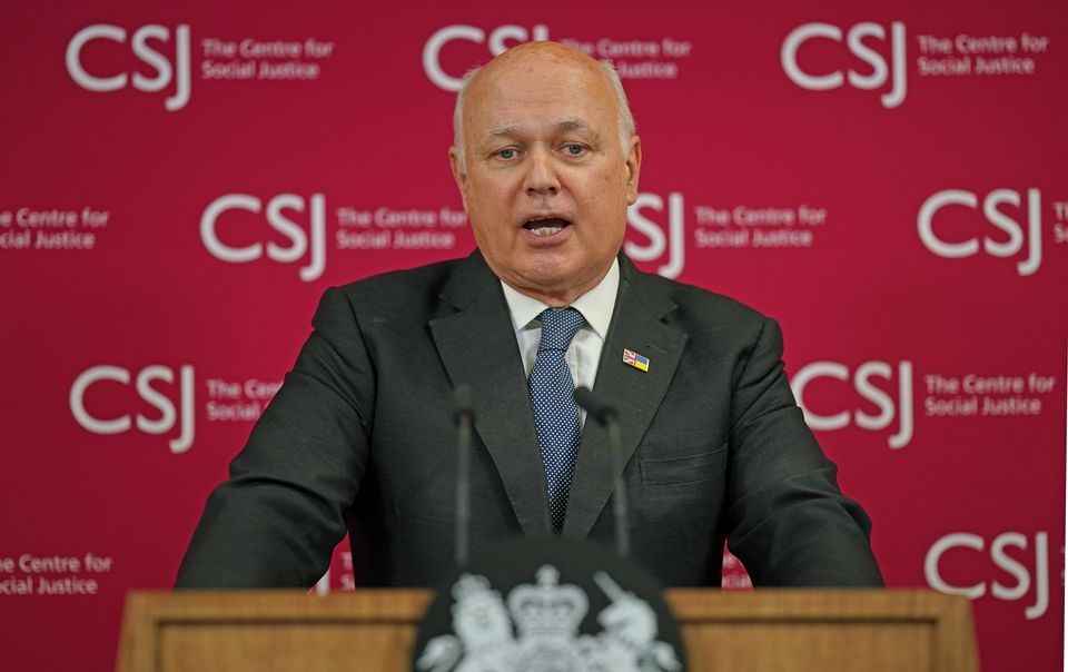 Sir Iain Duncan Smith raised concern over plans for a new Chinese embassy in London (Yui Mok/PA)