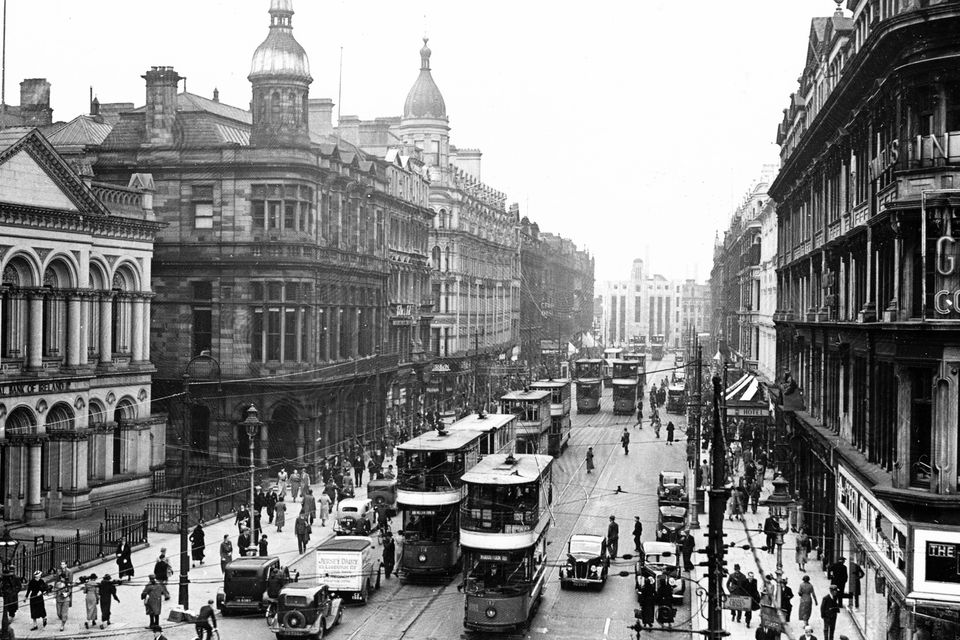 Royal Avenue, Belfast, from Castle Place looking towards North Street (from first floor level.) 19/5/1936