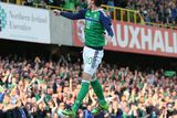 thumbnail: Pacemaker Belfast 27-5-16
Northern Ireland v Belarus - International Friendly
Northern Ireland's Kyle Lafferty celebrates his goal during tonight's game at Windsor Park, Belfast.  Photo by David Maginnis/Pacemaker Press