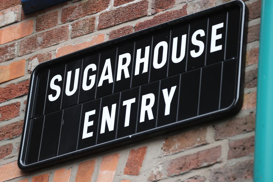 Sugarhouse Entry off Waring Street in Belfast (Liam McBurney/PA)