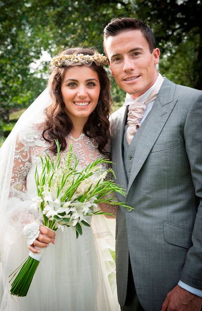 Katie Melua on her wedding day with James Toseland