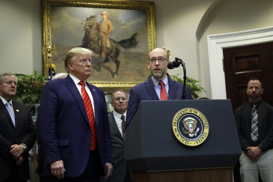 President Donald Trump at the White House in 2019 (Evan Vucci/AP)