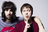 thumbnail: Double act: Kasabian vocalist Tom Meighan and guitarist Serge Pizzorno