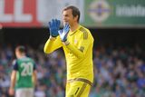 thumbnail: Picture - Kevin Scott / Presseye

Belfast , UK - May 27, Pictured is Northern Irelands Roy Carroll in action during the friendly between Northern Ireland and Belarus as the last home game before heading to the Euros on May 27 2016 in Belfast , Northern Ireland ( Photo by Kevin Scott / Presseye)