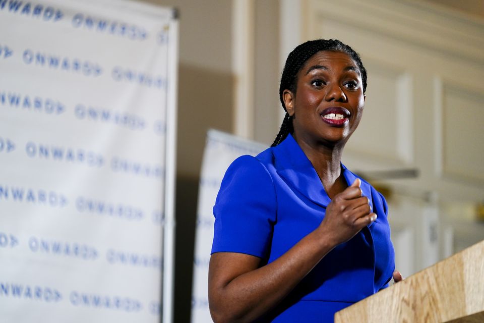 Kemi Badenoch’s spokesman suggested that the leader of the opposition is waiting to see what Rachel Reeves does before deciding whether to release her own tax returns (Jordan Pettitt/PA)