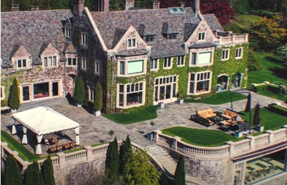 Liam's sprawling mansion in upstate New York