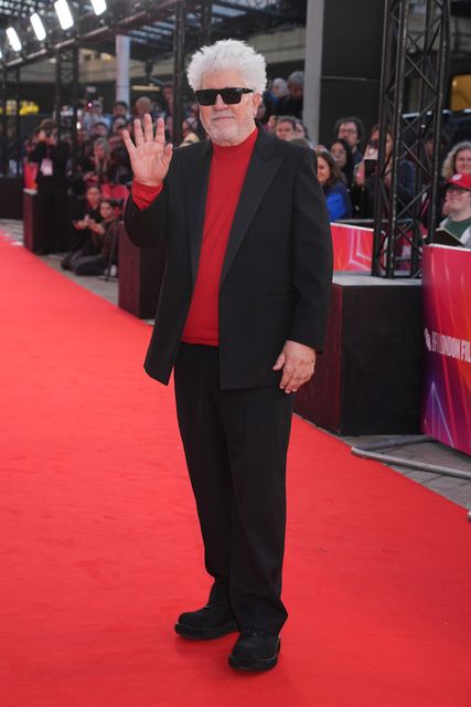 Pedro Almodovar attends the BFI London Film Festival gala screening of The Room Next Door (Lucy North/PA)