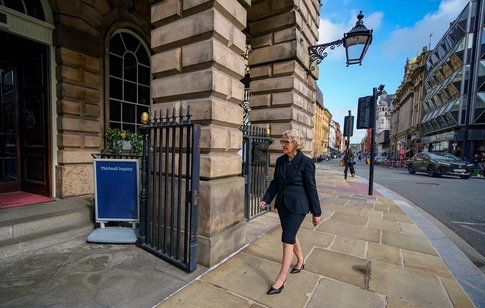 The probe takes place before Lady Justice Thirlwall (Peter Byrne/PA)