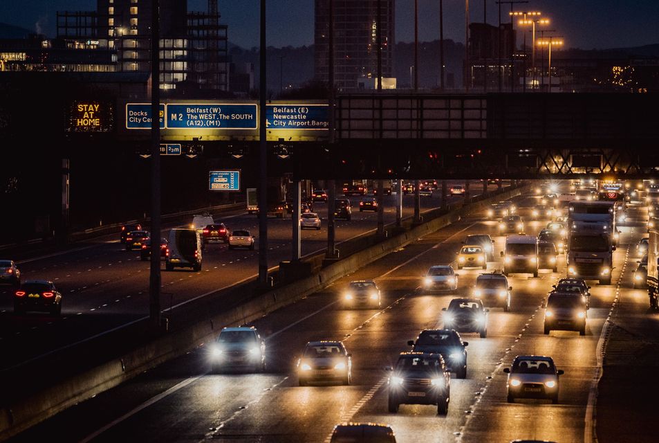 Traffic worsened in Belfast in December due to the impact of roadworks and the dismantling of the Boyne Bridge