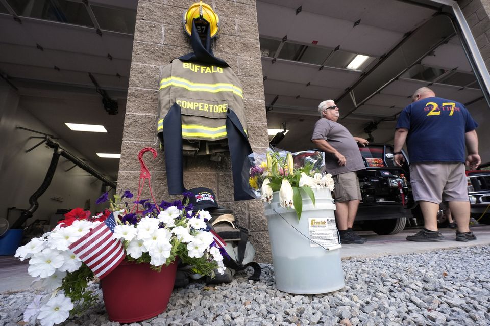 Mr Comperatore’s quick decision to use his body as a shield against the bullets flying towards his wife and daughter rang true to his close friends (Gene J Puskar/AP)