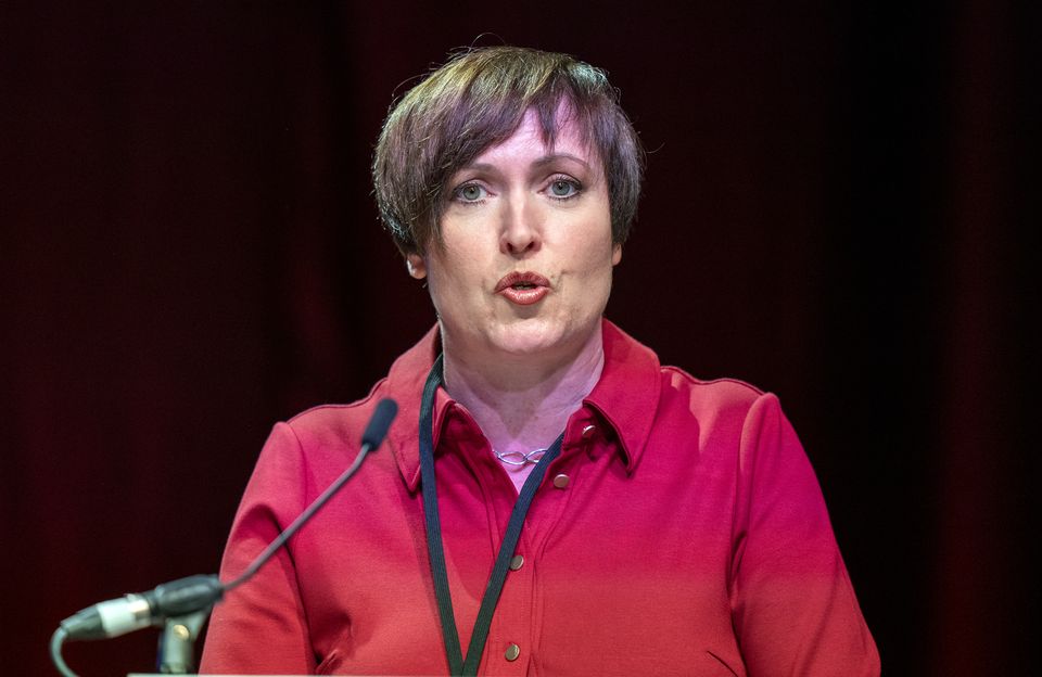 STUC general secretary Roz Foyer has backed the UK Government Employment Rights Bill (Jane Barlow/PA)