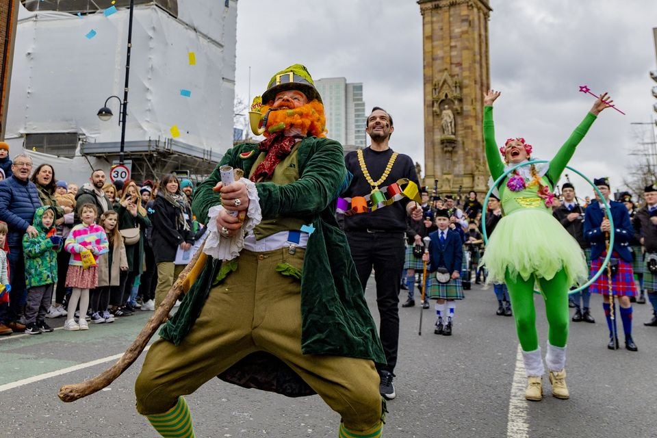 St Patrick’s Day celebrations get underway in Belfast on March 17th 2025 (Photo by Kevin Scott)
