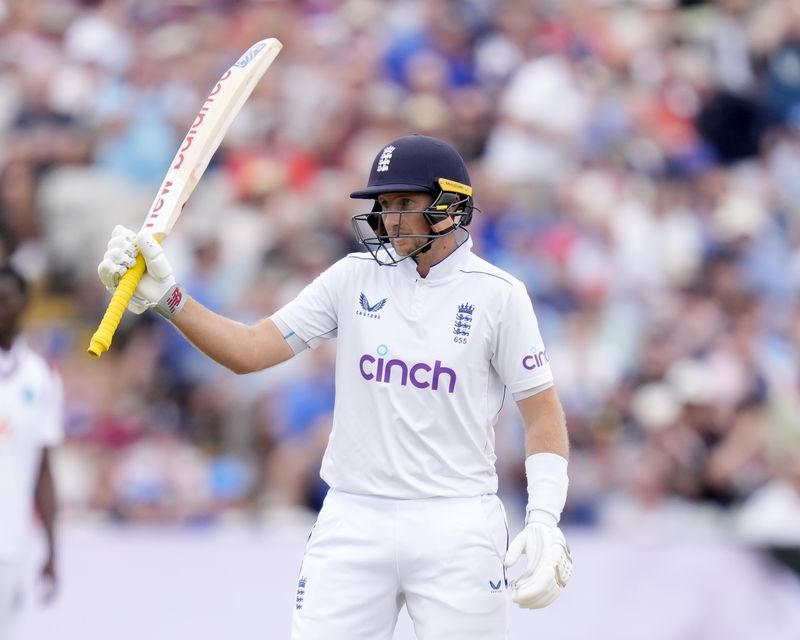 Joe Root went beyond 12,000 Test runs at Edgbaston (Nick Potts/PA)