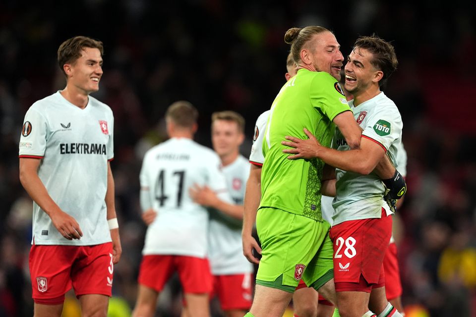 FC Twente claimed a point at Old Trafford on Wednesday night (Martin Rickett/PA)