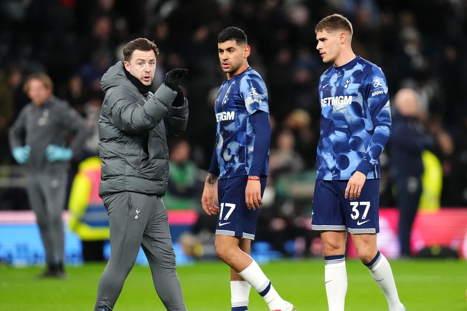 Cristian Romero and Micky van de Ven are back in contention for Tottenham (John Walton/PA)