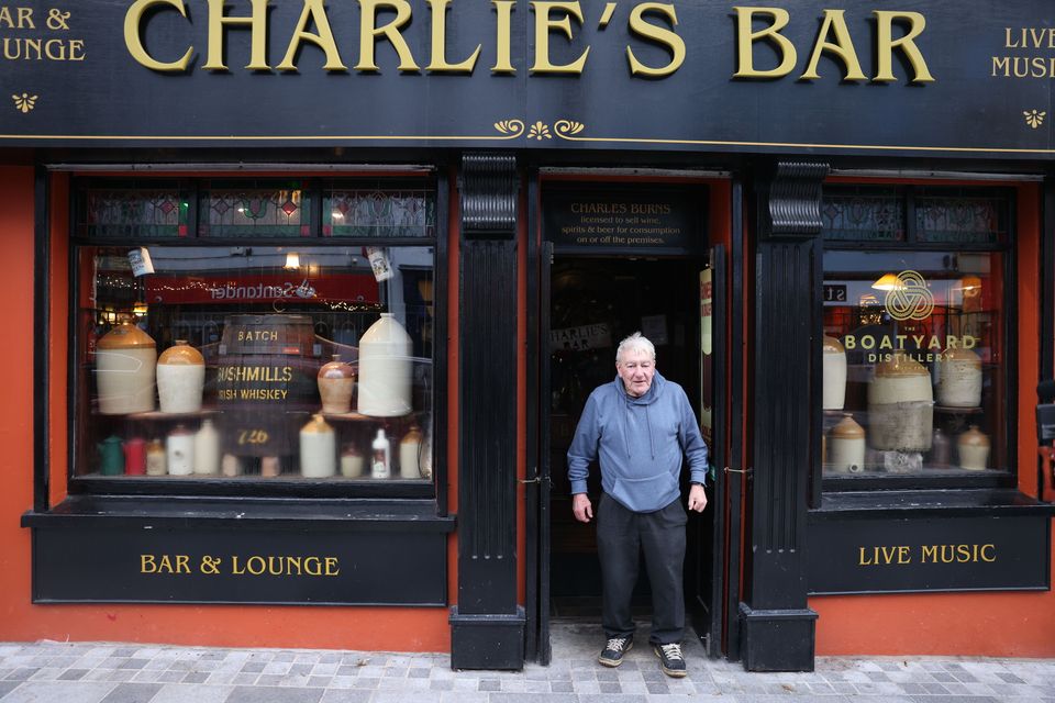 Martin McManus outside Charlie's Bar