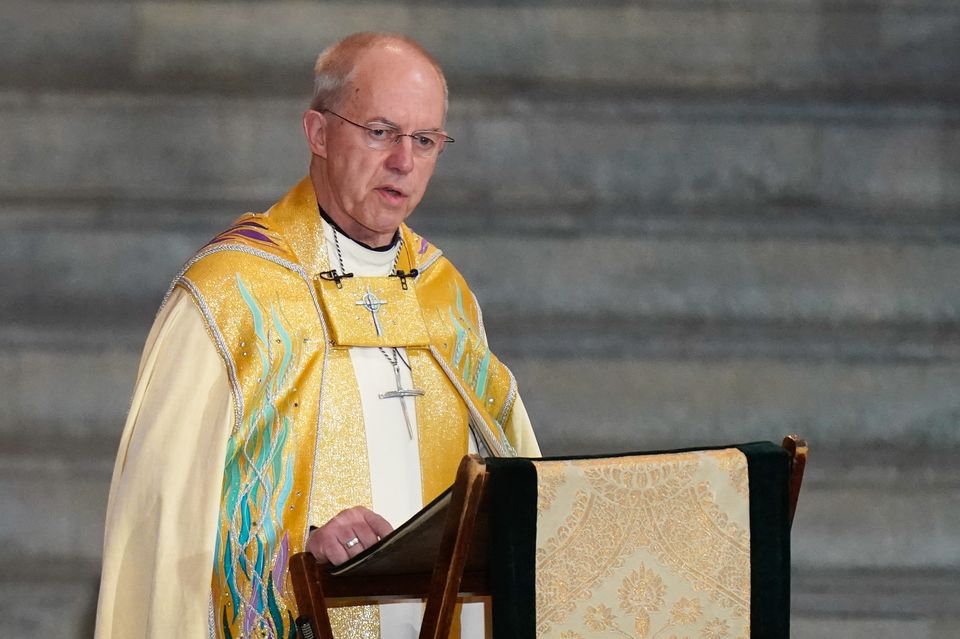 Archbishop of Canterbury Justin Welby said his decision to resign was in the best interests of the Church of England (Andrew Matthews/PA)