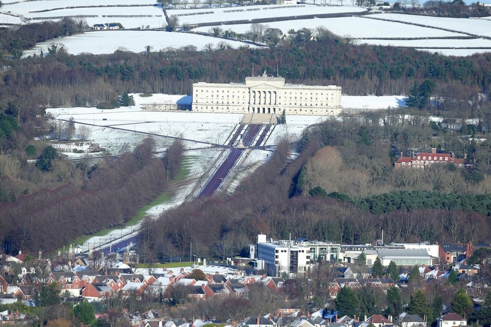 Press Eye Belfast - Northern Ireland 10th December 2017

A view of Stormont from the Castlereigh Hills outside Belfast as snow continues to lie across Northern Ireland.

Picture by Jonathan Porter/PressEye.com