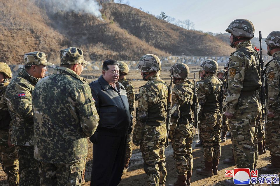 North Korean’s provision of military assistance has caused alarm internationally (Korean Central News Agency/Korea News Service via AP)