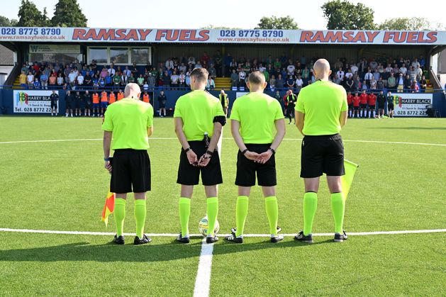 ‘To know him was to love him’ – football grounds fall silent in memory of referee Keith Kennedy